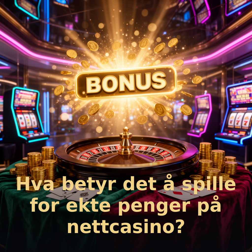 Hva betyr det å spille for ekte penger på nettcasino?